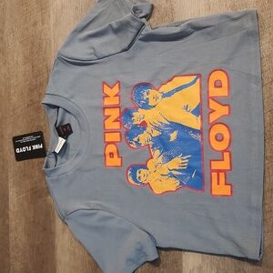 Romwe Pink Floyd Cropped T-Shirt. Size M. NWT